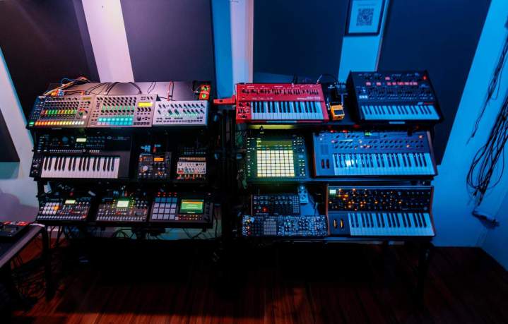 Estudio de grabación en Miami